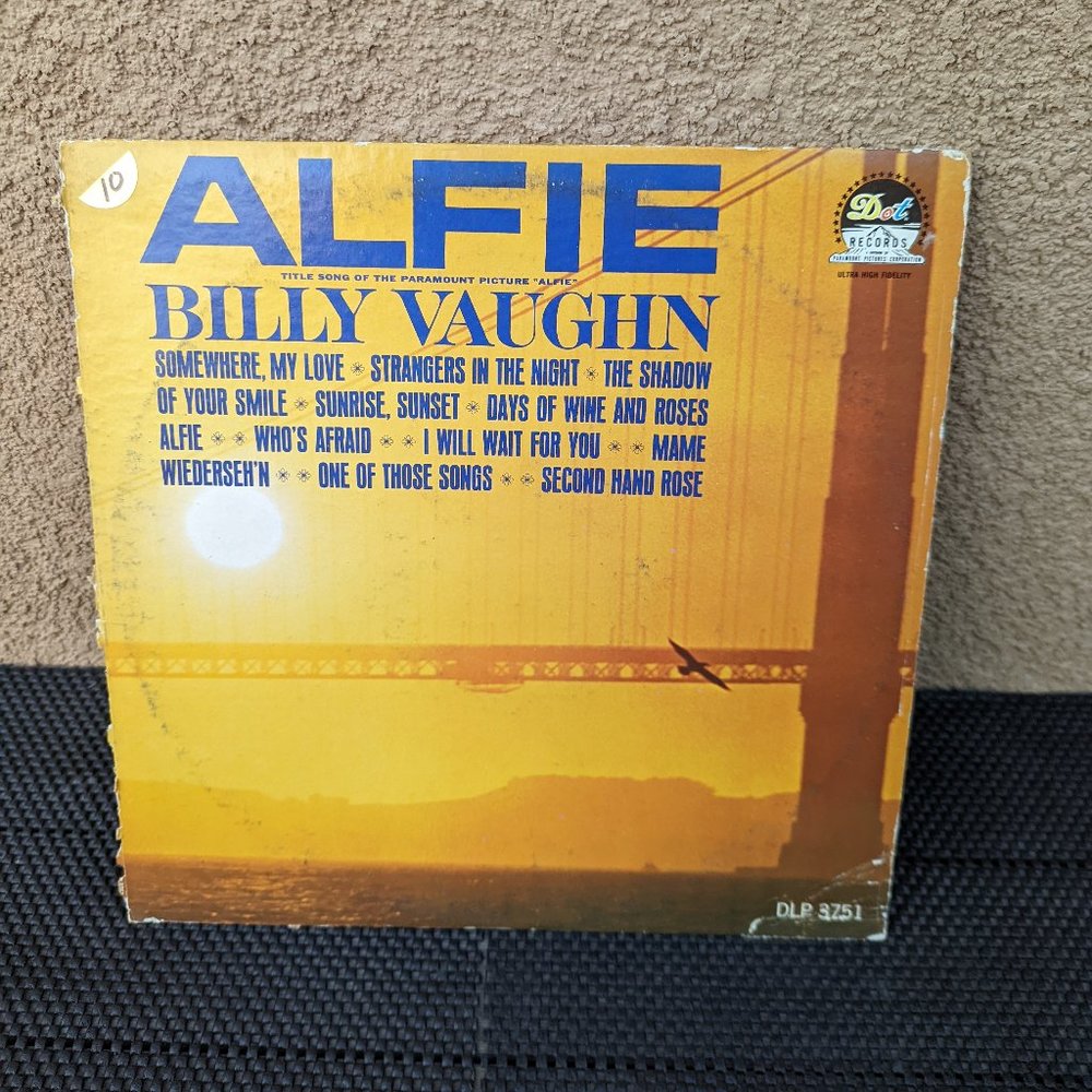 Vinyl Record Billy Vaughn ALFIE